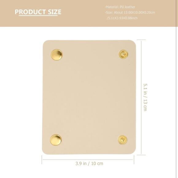 PU Leather Purse Luggage Handbag Handle Protector Cover – Stylish & Durable - Picture 5 of 10